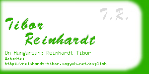 tibor reinhardt business card